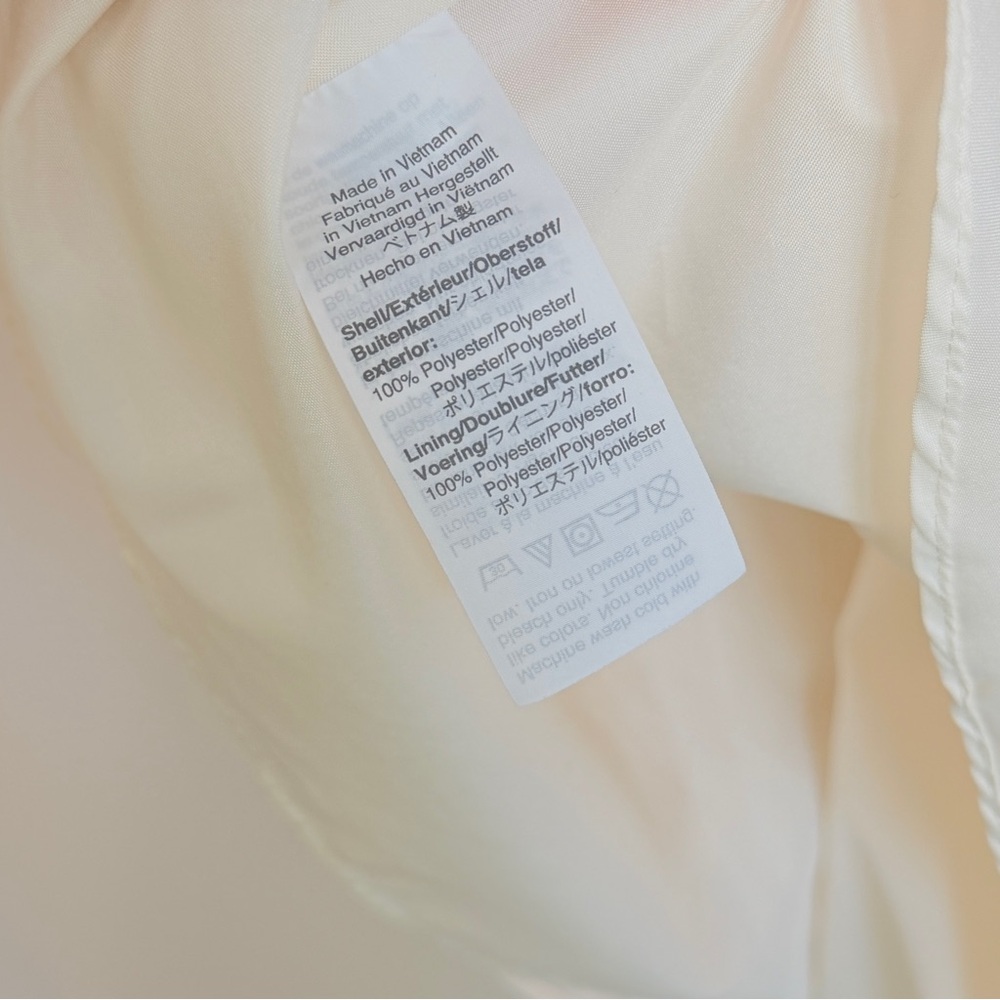 J. Crew Cream Scallop V-Neck Spaghetti Strap Camisole Tank Top Blouse - Picture 5 of 5